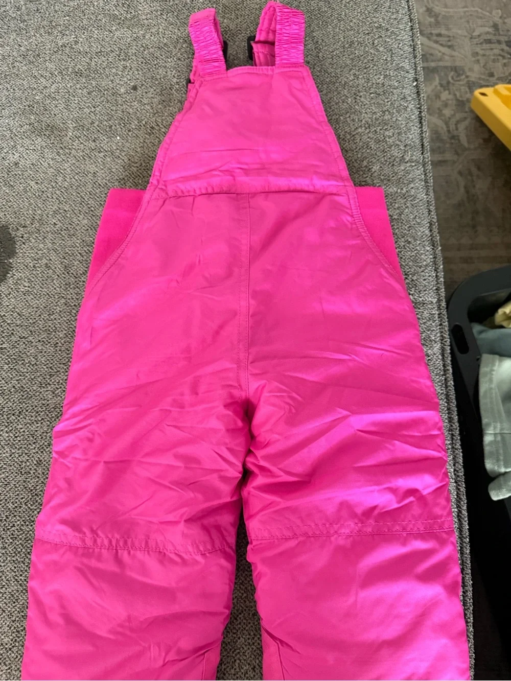 NWOT Kids Bright Pink Insulated Snow Bib - Unbranded